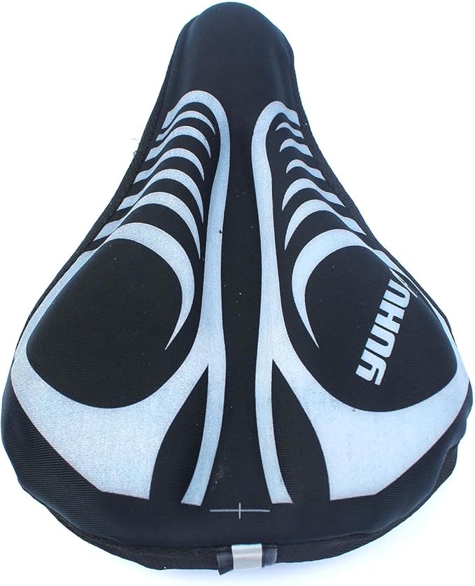Abou El Goukh  & Maxlerz®  Comfortable Silicone Bike Seat Cover | Shock-Absorbing, Non-Slip, Universal Fit for Most Bicycles - Image 2